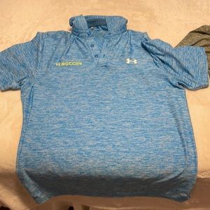 2 Under Armour Golf Polos / Soccer Emblem